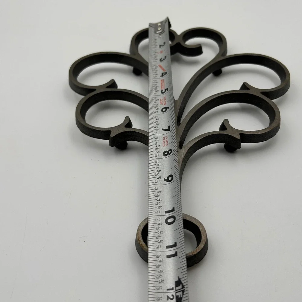 Vintage Dansk Cast Iron Scroll Trivet Jens Quistgaard Mid Century Modern Danish